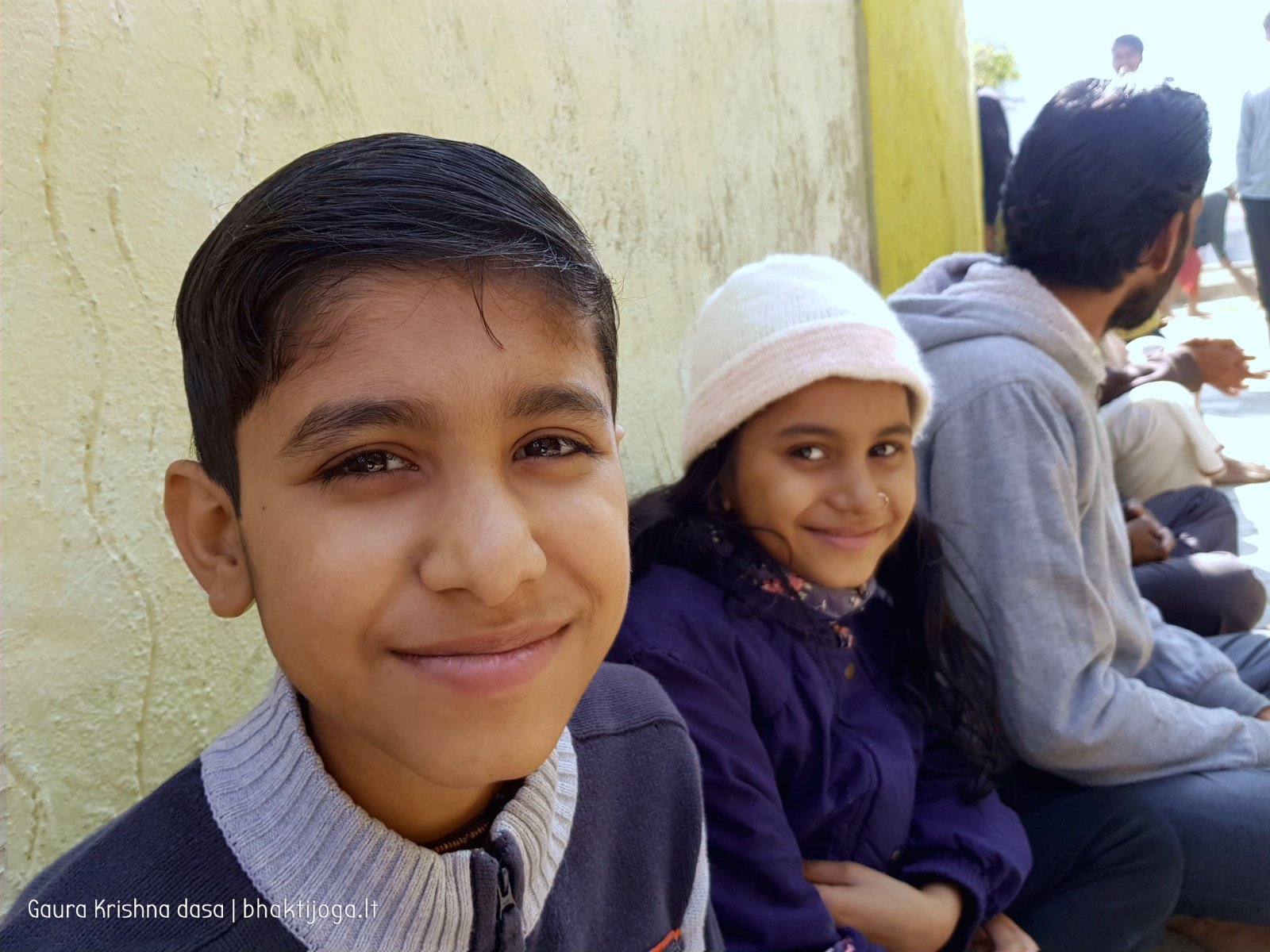  Children. Radha kunda. 2018
